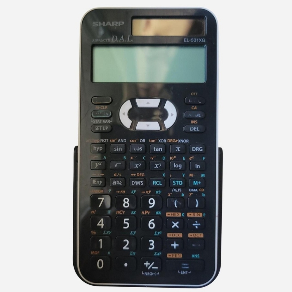 Sharp EL-531XG Advanced D.A.L. Scientific Calculator For School Math (Working)